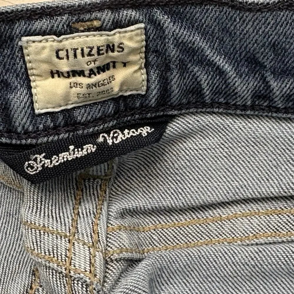 Citizens of Humanity Jeans Olivia Premium Vintage High Rise Slim Distressed 26